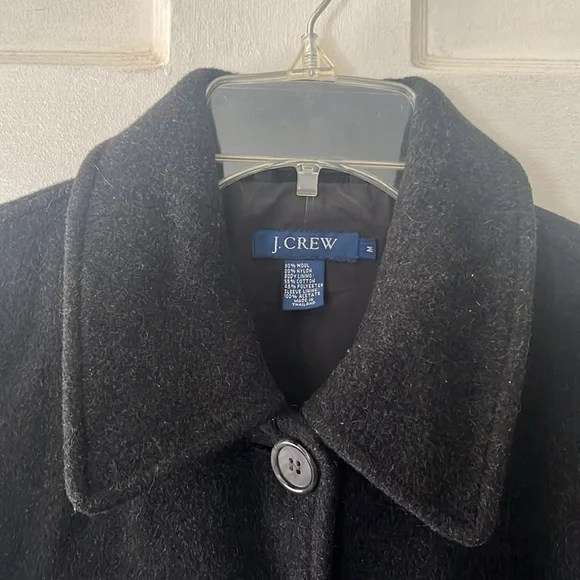 J.Crew Black Wool and Nylon Jacket (M) - Picture 4 of 4